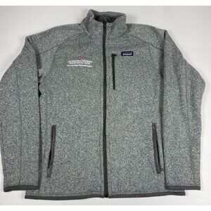Patagonia Men Medium Gray Better Sweater Full-Zip Knit Fleece Jacket